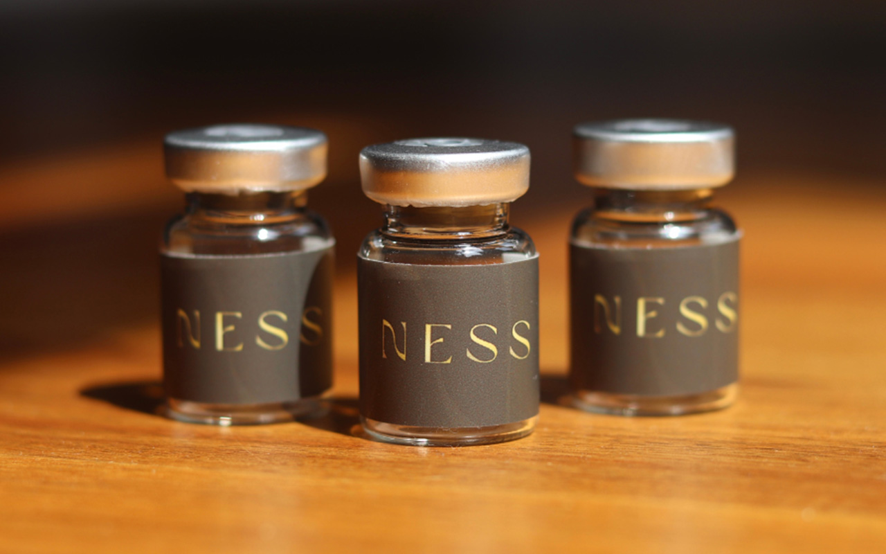 Ness Vial Bundles Zoomed In Ness vial bundles of three